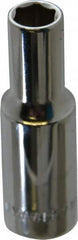 Blackhawk by Proto - 3/8" Drive, Deep Hand Socket - 6 Points, 2-7/64" OAL, Chrome Finish - Exact Tooling