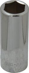 Blackhawk by Proto - 1/2", 3/8" Drive, Deep Hand Socket - 6 Points, 1-7/8" OAL, Chrome Finish - Exact Tooling