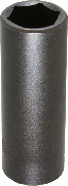 Blackhawk by Proto - 1/2" Drive 7/8" Deep Impact Socket - 6 Points, 3-1/2" OAL - Exact Tooling