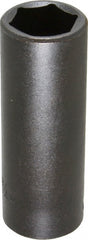 Blackhawk by Proto - 1/2" Drive 7/8" Deep Impact Socket - 6 Points, 3-1/2" OAL - Exact Tooling