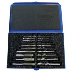 20 Piece Set Hand Tap and 118 Degree Screw Machine Drills - Exact Tooling