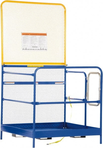 Vestil - 84" Platform - Forklift Work Platform, 1,000 Lb Capacity, 84" Platform Height, 48" Base Width x 48" Base Depth - Exact Tooling