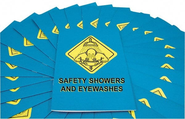Marcom - Safety Showers and Eye Washes Training Booklet - English and Spanish, Safety Meeting Series - Exact Tooling