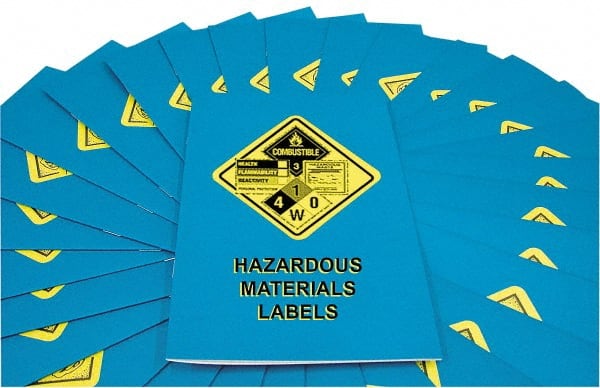 Marcom - Hazardous Materials Labels Training Booklet - English and Spanish, Safety Meeting Series - Exact Tooling