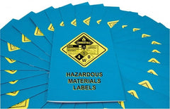 Marcom - Hazardous Materials Labels Training Booklet - English and Spanish, Safety Meeting Series - Exact Tooling