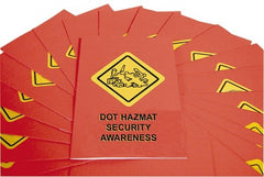 Marcom - DOT HazMat Security Awareness Training Booklet - English, Regulatory Compliance Series - Exact Tooling