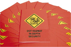 Marcom - DOT In-Depth HazMat Security Training Training Booklet - English, Regulatory Compliance Series - Exact Tooling