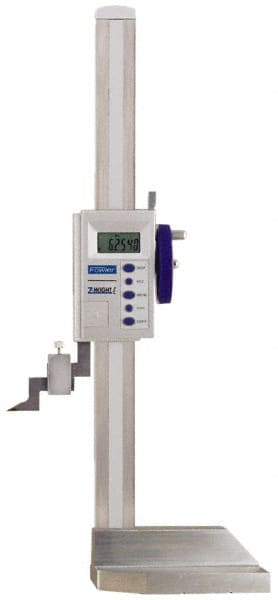 Fowler - 12" Electronic Height Gage - 0.0005" Resolution, Accurate to 0.002", LCD Display - Exact Tooling