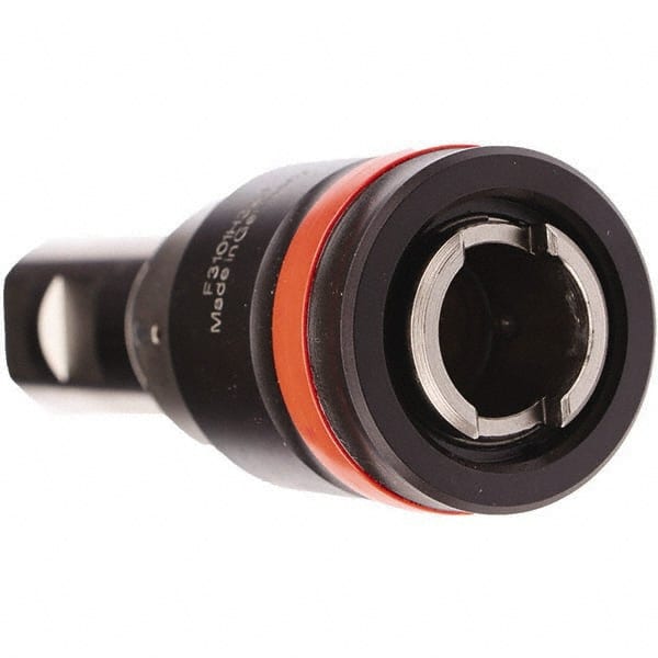 Emuge - 1" Straight Shank Diam Tension & Compression Tapping Chuck - M3 Min Tap Capacity, 2.4409" Projection, Size 1 Adapter, Quick Change, Through Coolant - Exact Tooling