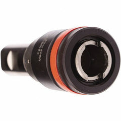 Emuge - 1-1/4" Straight Shank Diam Tension & Compression Tapping Chuck - M3 Min Tap Capacity, 2.4409" Projection, Size 1 Adapter, Quick Change, Through Coolant - Exact Tooling