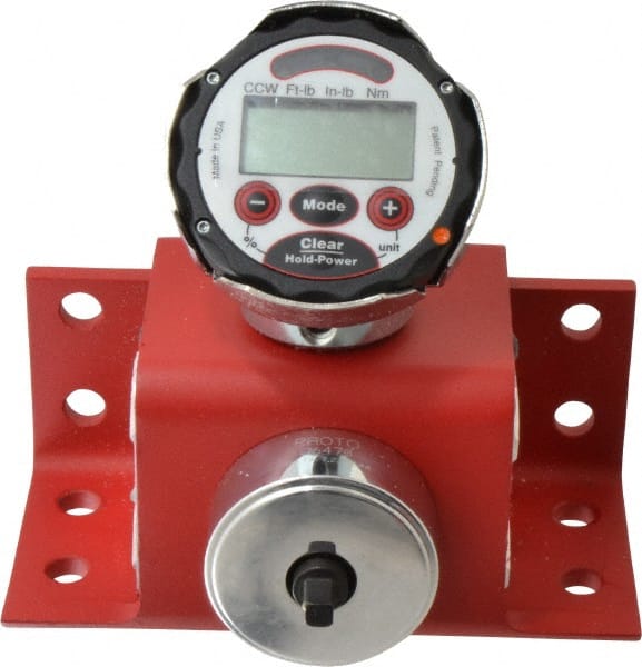 Proto - 720 to 7,200 In/Lb Electronic Torque Tester - 3/4" Drive, 1% Accuracy - Exact Tooling