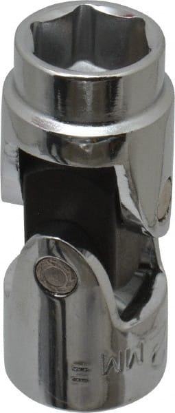 Blackhawk by Proto - 3/8" Drive, Standard Hand Socket - 6 Points, 1-51/64" OAL, Alloy Steel, Chrome Finish - Exact Tooling
