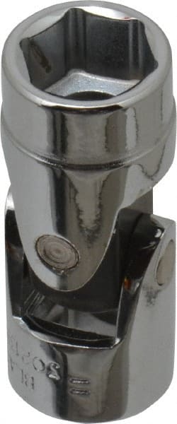 Blackhawk by Proto - 3/8" Drive, Standard Hand Socket - 6 Points, 1-29/32" OAL, Alloy Steel, Chrome Finish - Exact Tooling