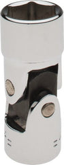 Blackhawk by Proto - 3/8" Drive, Standard Hand Socket - 6 Points, 2" OAL, Alloy Steel, Chrome Finish - Exact Tooling