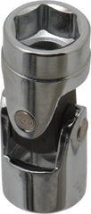 Blackhawk by Proto - 1/2", 3/8" Drive, Standard Hand Socket - 6 Points, 1-51/64" OAL, Alloy Steel, Chrome Finish - Exact Tooling