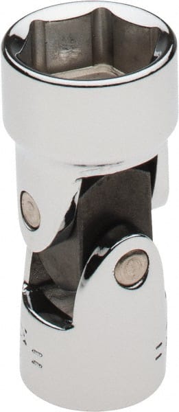Blackhawk by Proto - 5/8", 3/8" Drive, Standard Hand Socket - 6 Points, 1-29/32" OAL, Alloy Steel, Chrome Finish - Exact Tooling