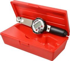 Proto - 1/4" Drive Electronic Digital Torque Wrench - 0.63 Ft/Lb to 6 Ft/Lb Torque, 11" OAL, 0.01 N/m Graduation, Fixed Head - Exact Tooling