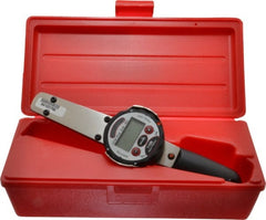 Proto - 1/4" Drive Electronic Digital Torque Wrench - 0.83 Ft/Lb to 8 Ft/Lb Torque, 11" OAL, 0.01 N/m Graduation, Fixed Head - Exact Tooling