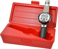 Proto - 3/8" Drive Electronic Digital Torque Wrench - 5 Ft/Lb to 50 Ft/Lb Torque, 11" OAL, 0.1 N/m Graduation, Fixed Head - Exact Tooling