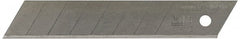 Stanley - 20 Piece Steel Snap Blade - 5-1/2" OAL - Exact Tooling