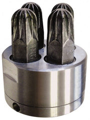 Guardair - Blow Gun Maximum Air Cluster - 1/4 NPT, 2-1/2" Hose Length, Zinc - Exact Tooling