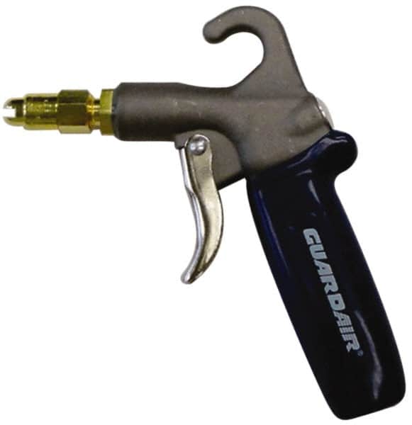 Guardair - 120 Max psi High Volume Safety Nozzle High Volume Safety Air Gun - 1/4 NPT Inlet, Brass - Exact Tooling