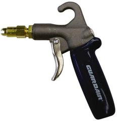 Guardair - 120 Max psi High Volume Safety Nozzle High Volume Safety Air Gun - 1/4 NPT Inlet, Brass - Exact Tooling