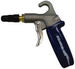Guardair - 120 Max psi Plastic Tip Safety Air Gun - 1/4 NPT Inlet, Zinc - Exact Tooling