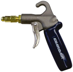 Guardair - 120 Max psi Low Volume Safety Air Gun - 1/4 NPT Inlet, Brass - Exact Tooling