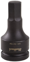 Blackhawk by Proto - 3/4" Drive, 3/4" Impact Hex Bit Socket - 3-1/2" OAL - Exact Tooling