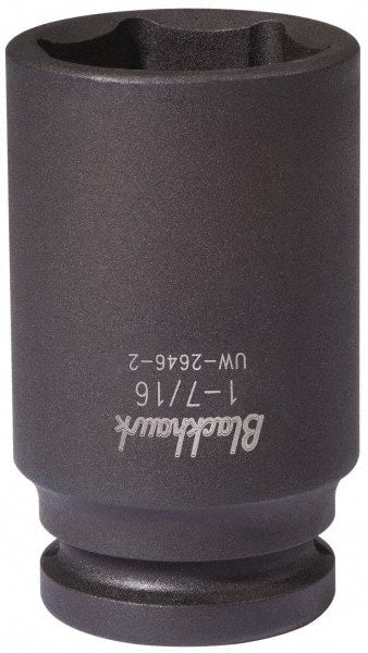 Blackhawk by Proto - 3/4" Drive 1-5/8" Deep Impact Socket - 6 Points, 3-3/8" OAL - Exact Tooling