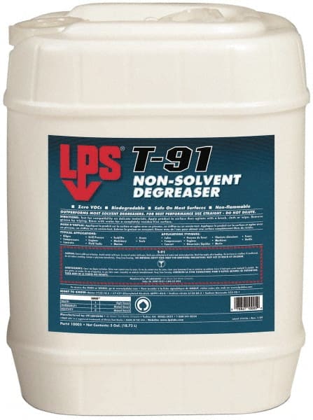 LPS - 55 Gal Drum Cleaner/Degreaser - Liquid, Unscented - Exact Tooling