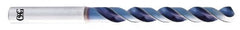 OSG - 7mm 120° Vanadium High Speed Steel Jobber Drill - WD1 Finish, Right Hand Cut, Spiral Flute, Straight Shank, 113mm OAL, Faceted Point - Exact Tooling