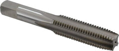 Hertel - 1/2-13 UNC, H3, 4 Flute, Plug Chamfer, Bright Finish, High Speed Steel Hand STI Tap - 3-13/16" OAL - Exact Tooling