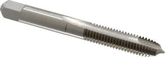 Hertel - 1/4-20 UNC, H3, 2 Flutes, Plug Chamfer, Bright Finish, High Speed Steel Spiral Point STI Tap - 2-23/32" OAL - Exact Tooling