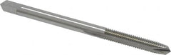 Hertel - M3.5x0.60 Metric Coarse, 2 Flute, High Speed Steel Spiral Point Tap - Plug Chamfer, Right Hand Thread, 2" OAL, 6H Class of Fit - Exact Tooling