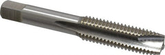 Hertel - M14x2.00 Metric Coarse, 3 Flute, High Speed Steel Spiral Point Tap - Plug Chamfer, Right Hand Thread, 3-19/32" OAL, 6H Class of Fit - Exact Tooling