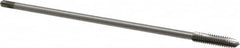 Hertel - 1/4-20 UNC 4 Flute H3 Bright Finish High Speed Steel Hand Extension Tap - Plug Chamfer, 6" OAL, 3B Class of Fit - Exact Tooling