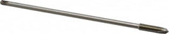 Hertel - 1/4-28 UNF 2 Flute H3 Bright Finish High Speed Steel Spiral Point Extension Tap - Plug Chamfer, 6" OAL, 3B Class of Fit - Exact Tooling