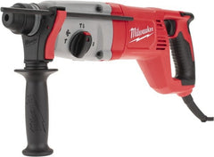 Milwaukee Tool - 120 Volt 1" SDS Plus Chuck Electric Rotary Hammer - 0 to 5,625 BPM, 0 to 1,500 RPM - Exact Tooling