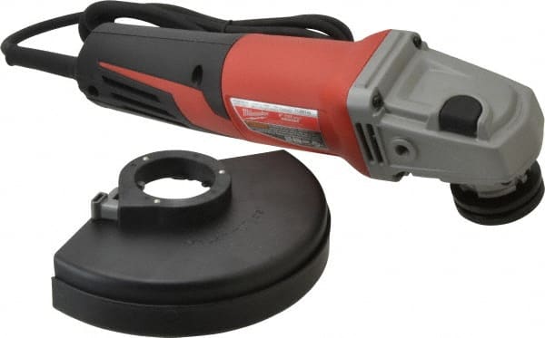 Milwaukee Tool - 6" Wheel Diam, 9,000 RPM, Corded Angle & Disc Grinder - 5/8-11 Spindle, 120 Volts, 13 Amps - Exact Tooling