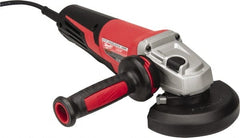 Milwaukee Tool - 5" Wheel Diam, 11,000 RPM, Corded Angle & Disc Grinder - 5/8-11 Spindle, 120 Volts, 13 Amps - Exact Tooling
