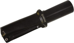 Kyocera - 1-3/4" Max Drill Depth, 2xD, 7/8" Diam, Indexable Insert Drill - 2 Inserts, 1" Shank Diam, Whistle Notch Shank - Exact Tooling