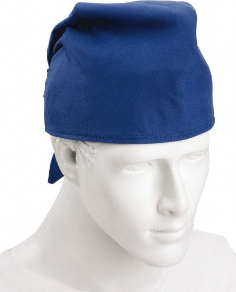 Ergodyne - Size Universal Cooling Tie Hat - Cotton, Tie Closure, Blue, Solid Pattern - Exact Tooling