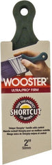 Wooster Brush - 2" Angled Nylon/Polyester Sash Brush - 2-7/16" Bristle Length, 4.88" Plastic Short Handle - Exact Tooling
