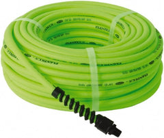 Legacy - 1/4" ID x 0.46" OD 100' Long Multipurpose Air Hose - MNPT x MNPT Ends, 300 Working psi, 150°, 1/4" Fitting, Green - Exact Tooling