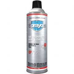 Sprayon - Nonchlorinated Brake Parts Cleaner - 16 oz Aerosol Can - Exact Tooling