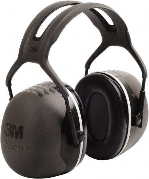 3M - Over the Head Black Foam Cushion Earmuffs - 31 NRR Rating, Adjustable Headband - Exact Tooling
