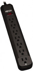 Tripp-Lite - 7 Outlets, 120 VAC15 Amps, 12' Cord, Power Outlet Strip - Keyhole, Tab Mount, 5-15 NEMA Configuration, 11.6" Strip - Exact Tooling