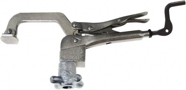 Strong Hand Tools - 88.96 N Load Capacity, Steel, Hold-Down Plier Clamp - 3.3" Max Jaw Capacity, 1/2-13 Spindle, Spindle End - Exact Tooling